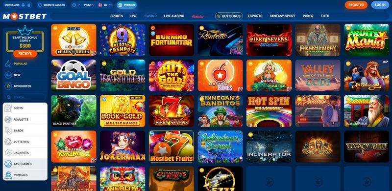 Mostbet Azərbaycan icmalı: qeydiyyat, idman fəaliyyətləri, qumar müəssisəsi video oyunları və bonuslar